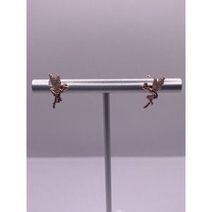 Beautiful Rose Gold Sterling Silver Fairy CZ Wings